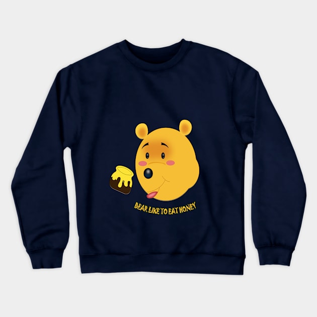 bear T-Shirt Crewneck Sweatshirt by Magic0